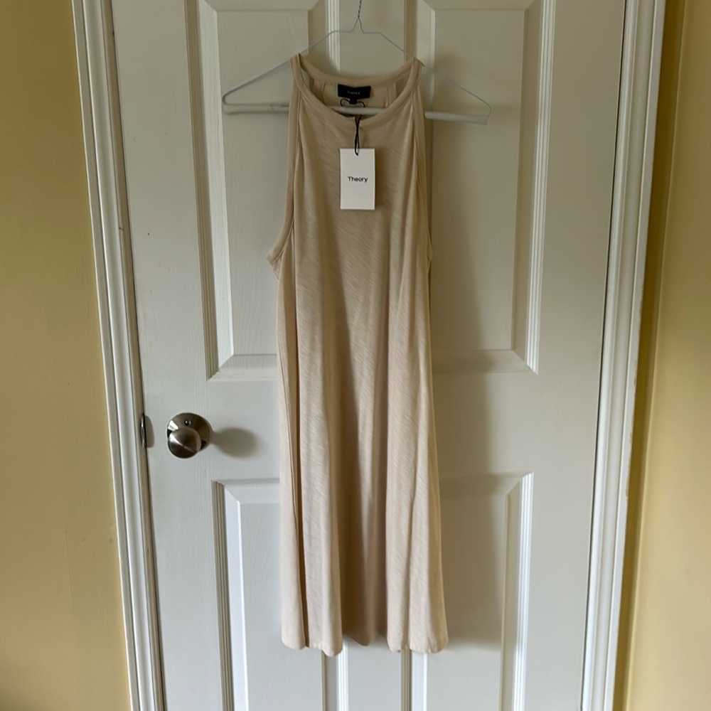 Theory beige tank dress